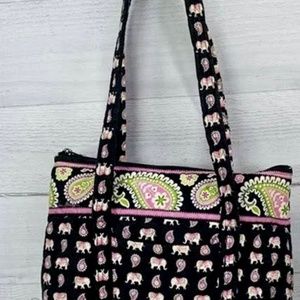 Vera Bradley Little Betsy Bag Ellie "Pink Elephants